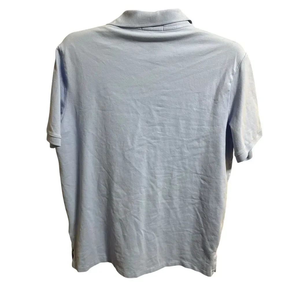 Ralph Lauren Shirt Men's Large Regular‎ Fit Polo Navy Pima Soft Touch